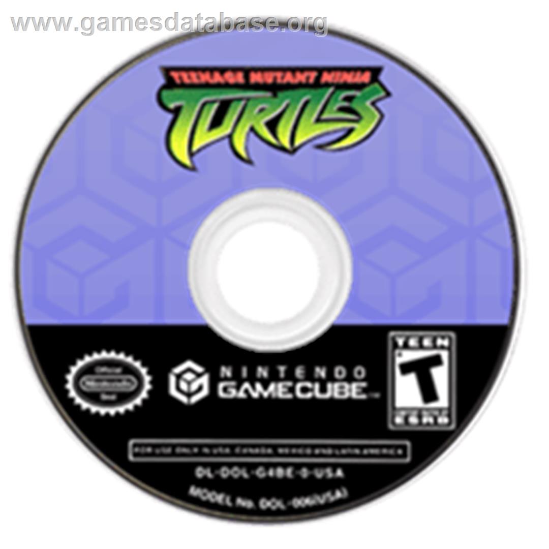 Teenage Mutant Ninja Turtles: Mutant Melee - Nintendo GameCube - Artwork - Disc