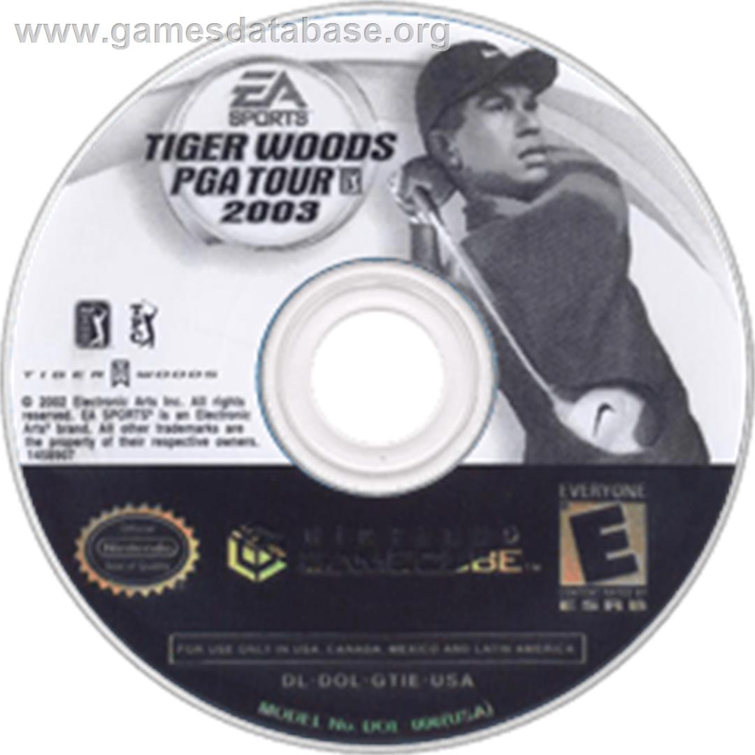 Tiger Woods PGA Tour 2003 - Nintendo GameCube - Artwork - Disc