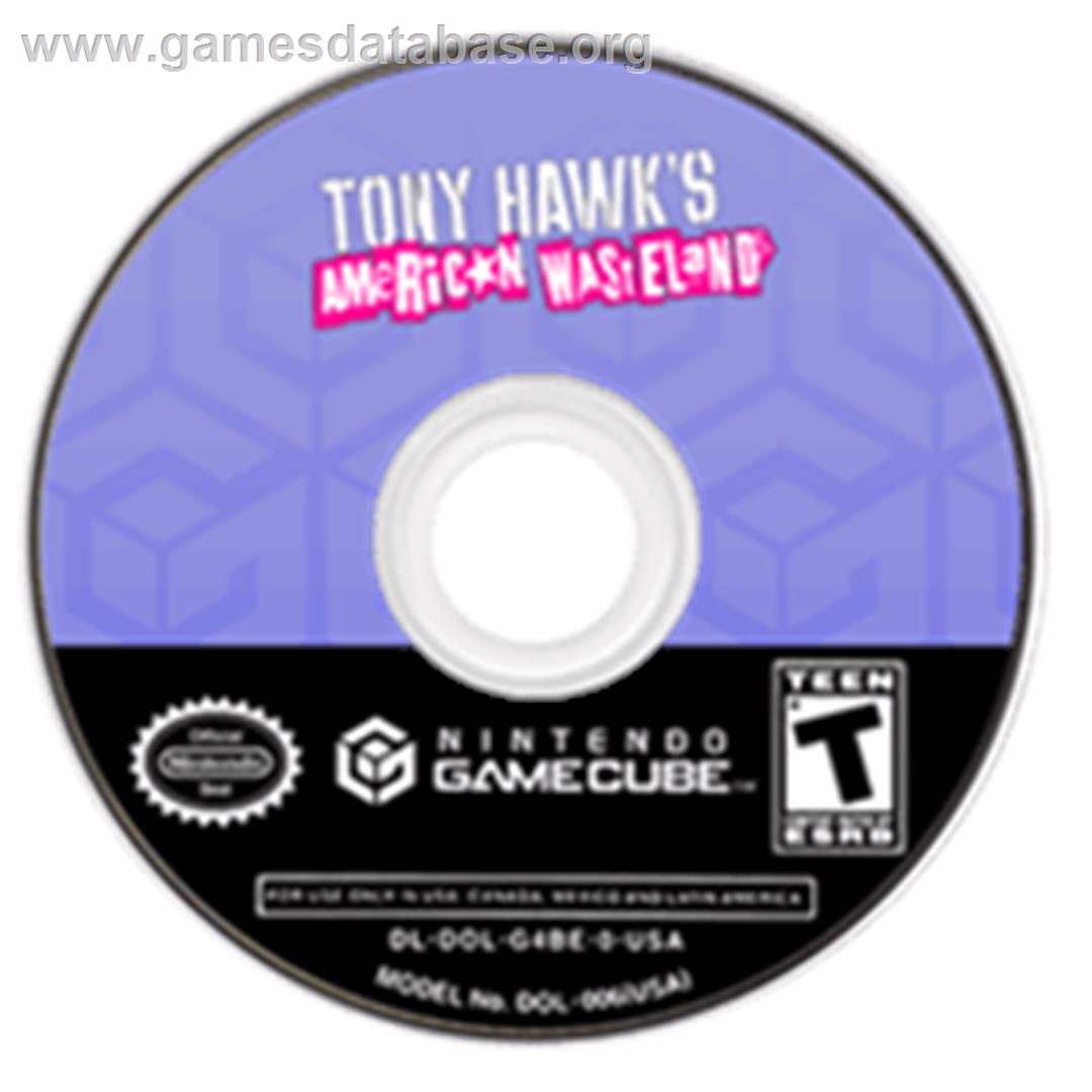 Tony Hawk's American Wasteland - Nintendo GameCube - Artwork - Disc