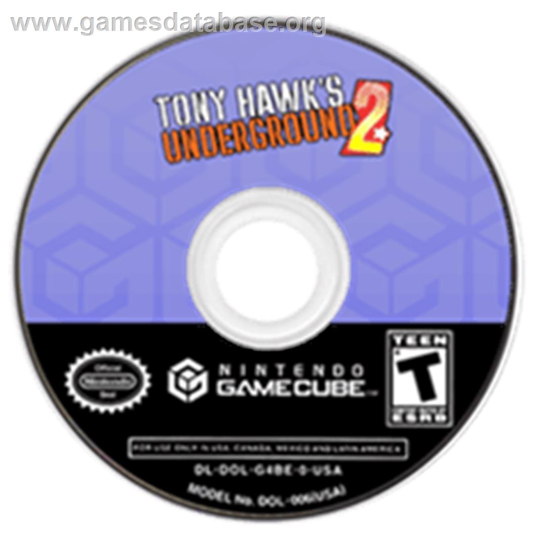 Tony Hawk's Underground 2 - Nintendo GameCube - Artwork - Disc