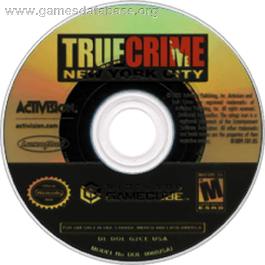 True Crime: New York City - Nintendo GameCube - Artwork - Disc
