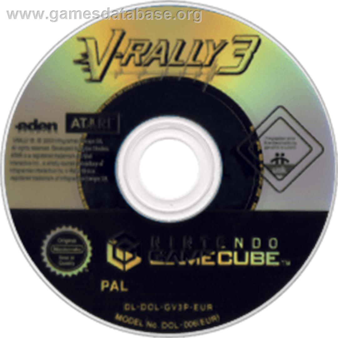 V-Rally 3 - Nintendo GameCube - Artwork - Disc