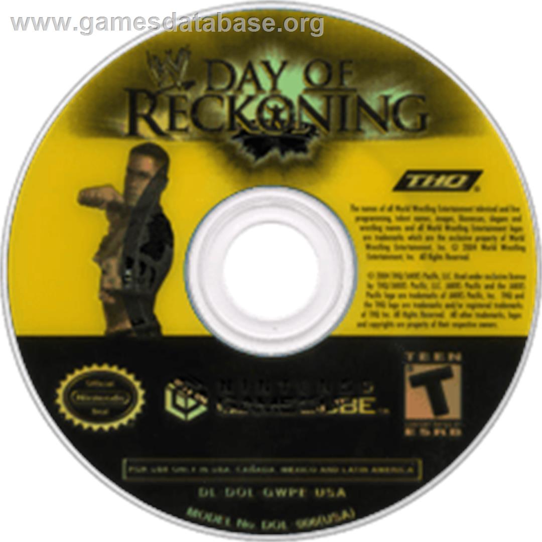 WWE Day of Reckoning - Nintendo GameCube - Artwork - Disc