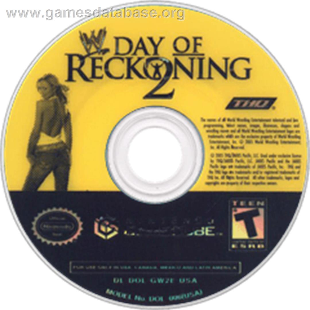 WWE Day of Reckoning 2 - Nintendo GameCube - Artwork - Disc