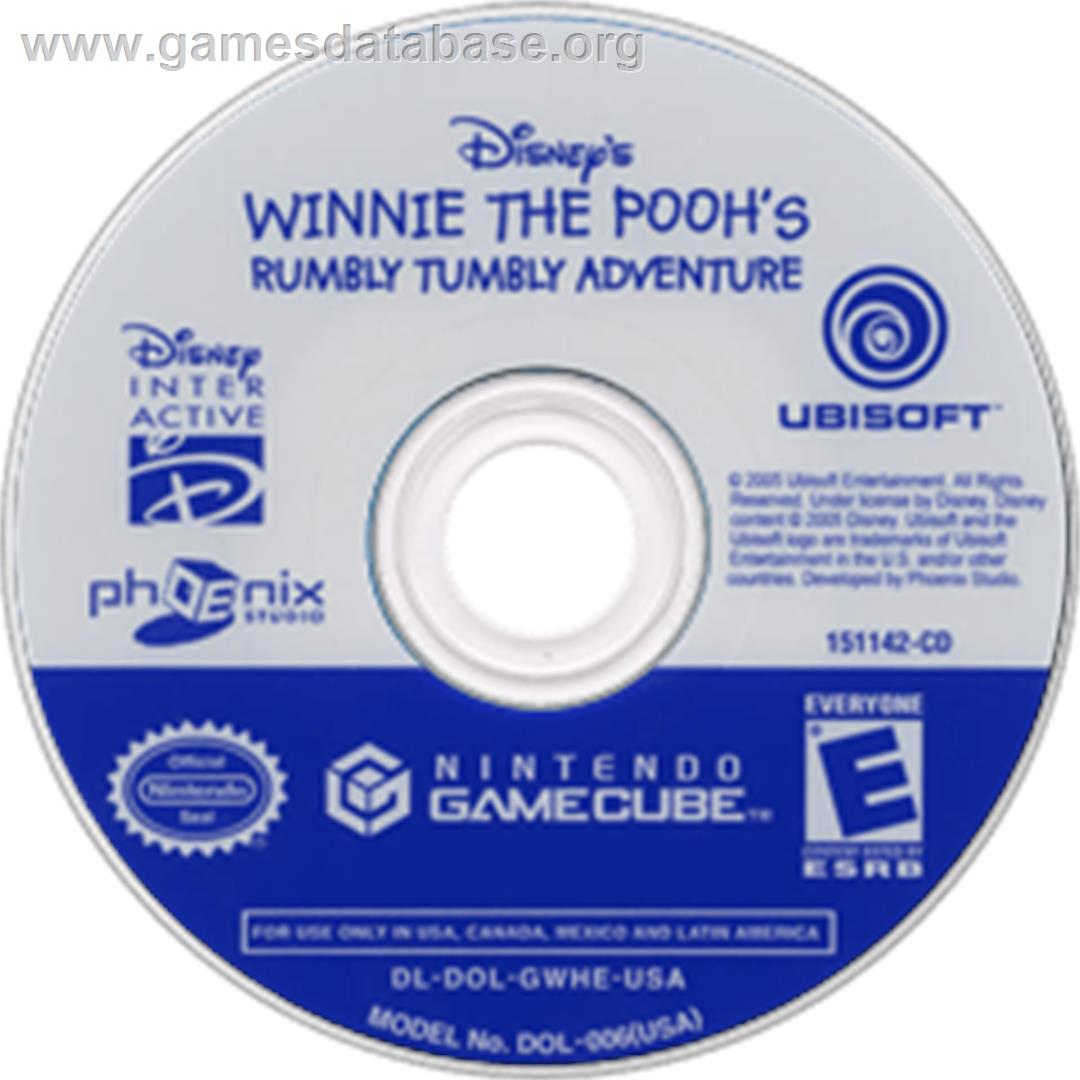 Winnie the Pooh's Rumbly Tumbly Adventure - Nintendo GameCube - Artwork - Disc