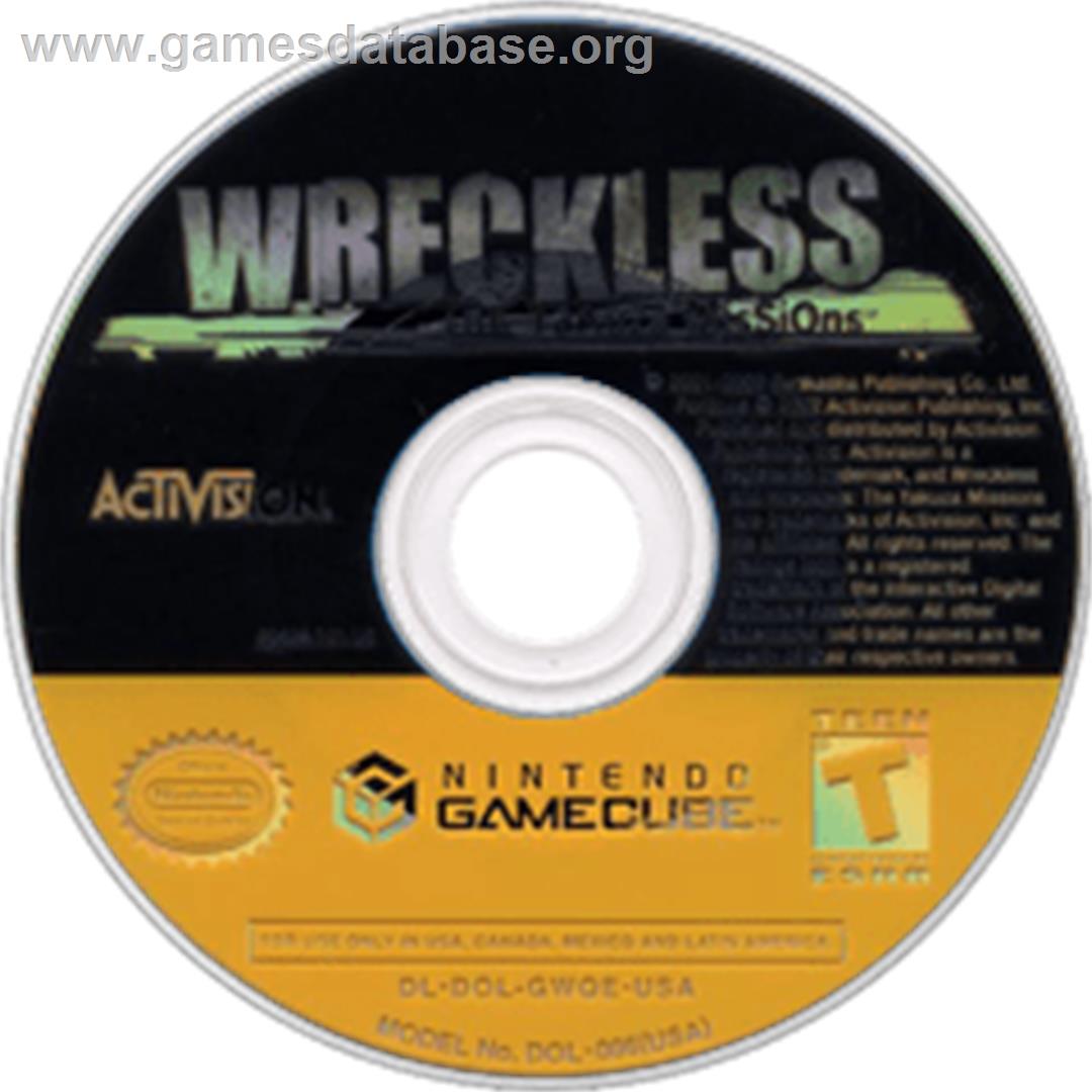 Wreckless: The Yakuza Missions - Nintendo GameCube - Artwork - Disc