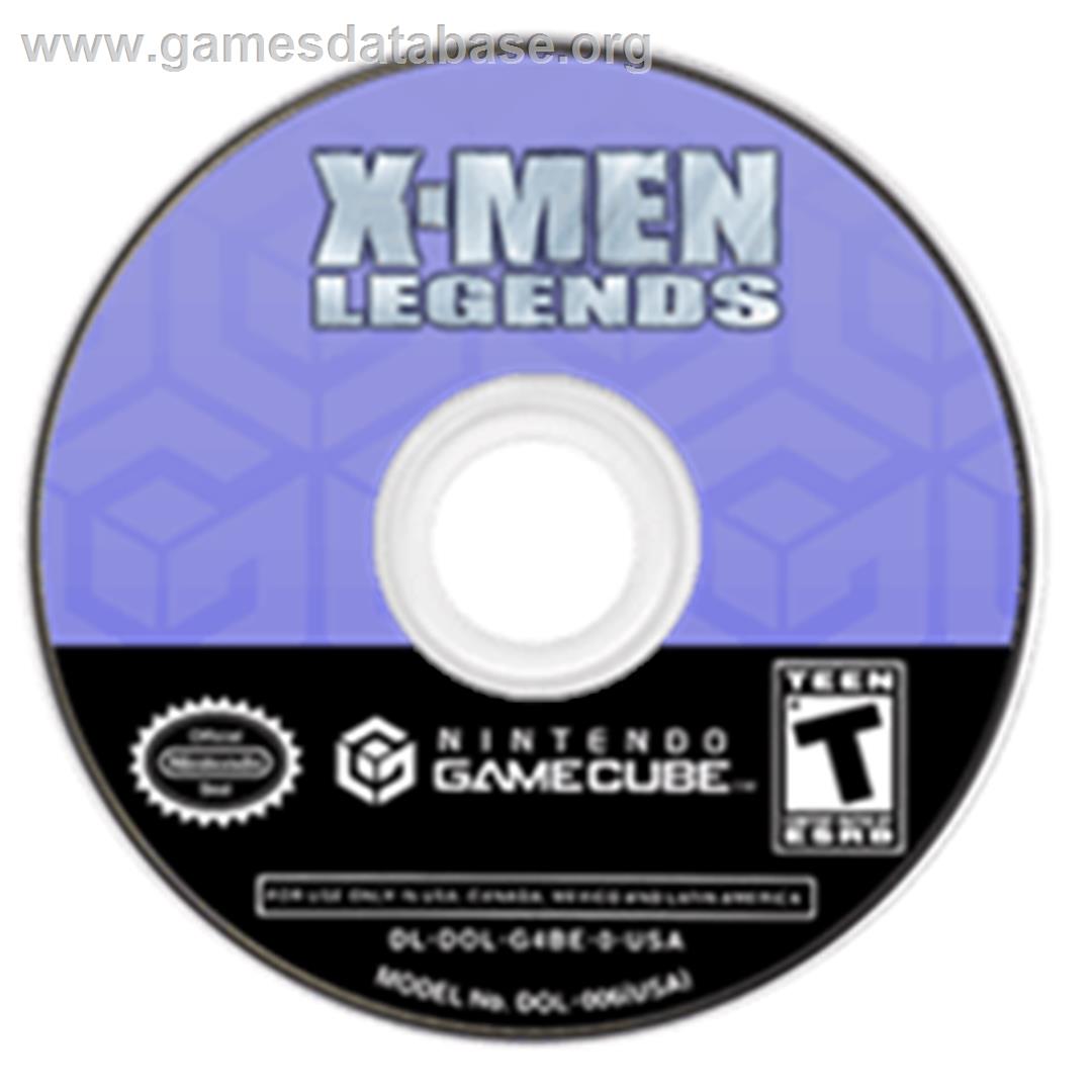 X-Men: Legends - Nintendo GameCube - Artwork - Disc
