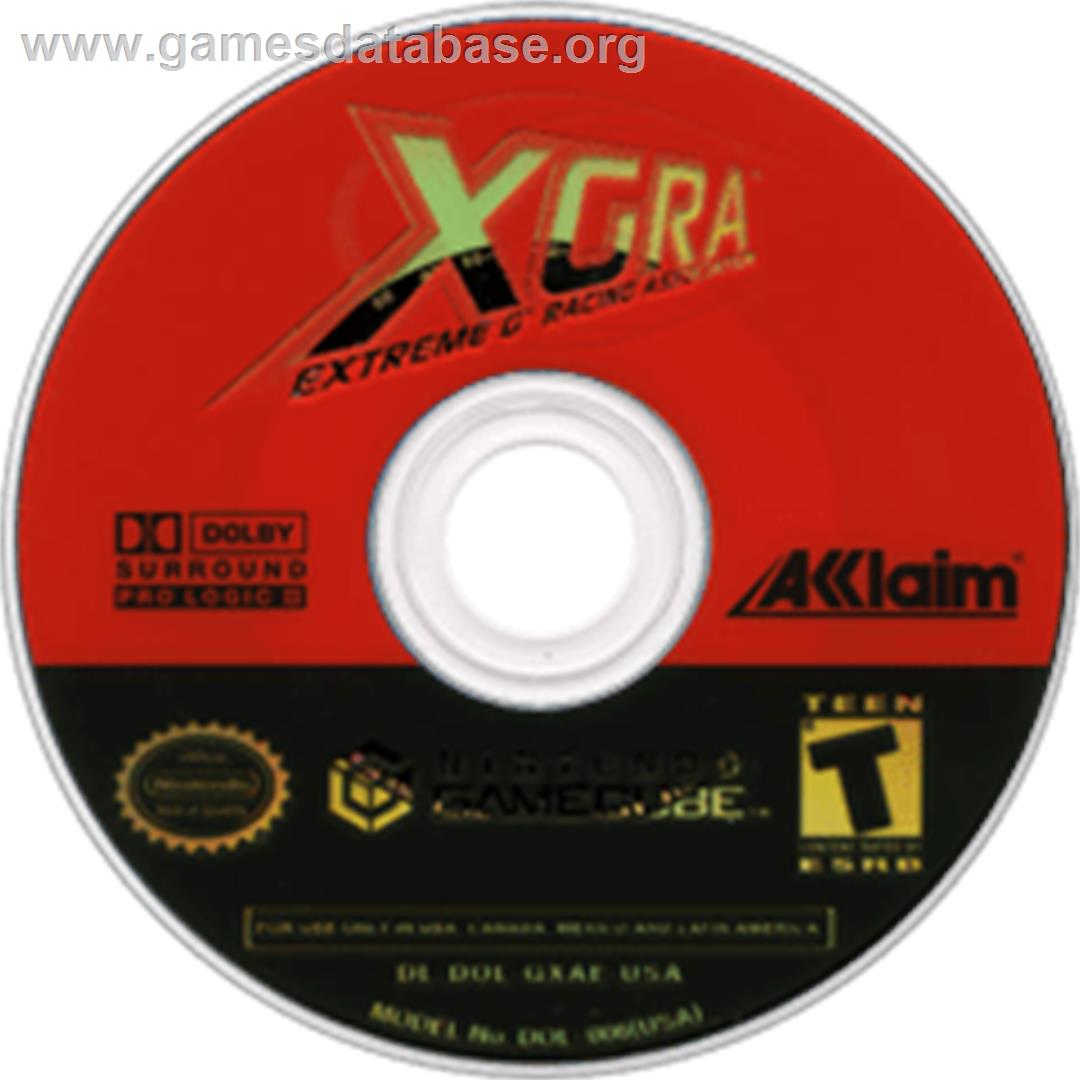XGRA: Extreme G Racing Association - Nintendo GameCube - Artwork - Disc
