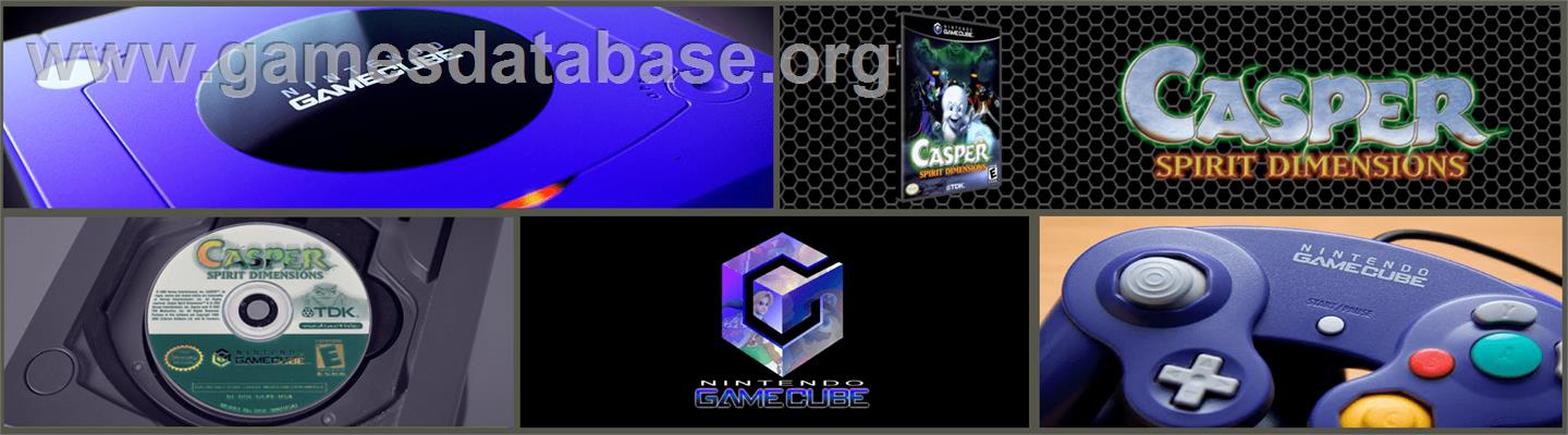 Casper: Spirit Dimensions - Nintendo GameCube - Artwork - Marquee