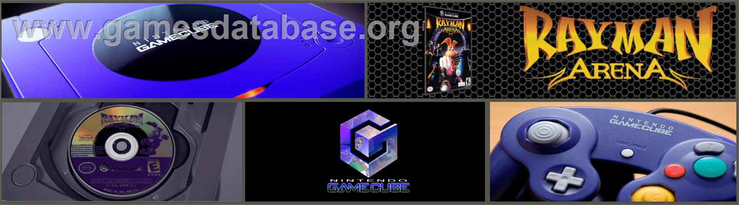 Rayman Arena - Nintendo GameCube - Artwork - Marquee