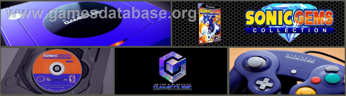 Sonic Gems Collection - Nintendo GameCube - Artwork - Marquee