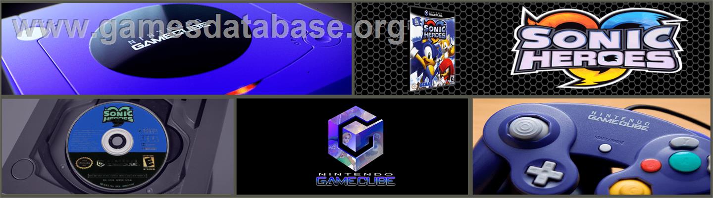 Sonic Heroes - Nintendo GameCube - Artwork - Marquee