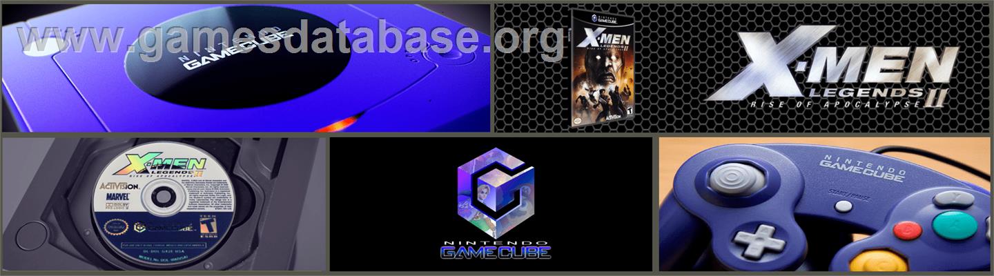 X-Men: Legends II - Rise of Apocalypse - Nintendo GameCube - Artwork - Marquee