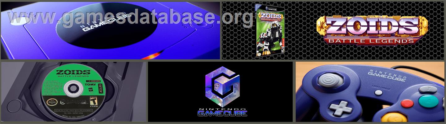 Zoids: Battle Legends - Nintendo GameCube - Artwork - Marquee