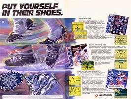 Advert for Blades of Steel on the Nintendo Game Boy.