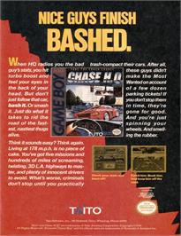 Advert for Chase H.Q. on the Nintendo Game Boy.