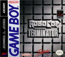 Box cover for Robocop vs. the Terminator on the Nintendo Game Boy.