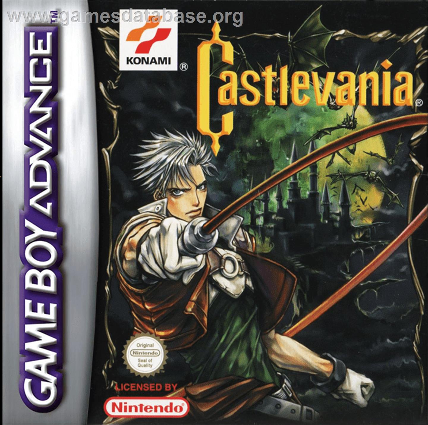 Castlevania: The Adventure - Nintendo Game Boy - Artwork - Box