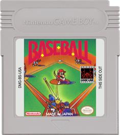 Cartridge artwork for Baseball on the Nintendo Game Boy.