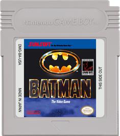 Cartridge artwork for Batman: The Video Game on the Nintendo Game Boy.