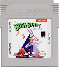 Cartridge artwork for Bugs Bunny Crazy Castle on the Nintendo Game Boy.