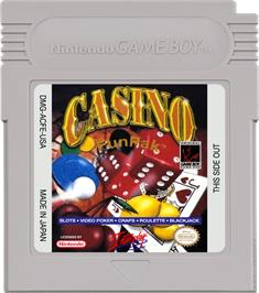 Cartridge artwork for Casino FunPak on the Nintendo Game Boy.