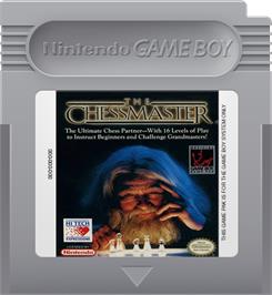 Cartridge artwork for Chessmaster on the Nintendo Game Boy.