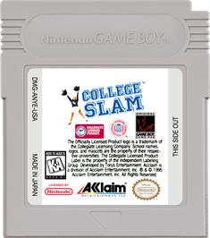 Cartridge artwork for College Slam on the Nintendo Game Boy.