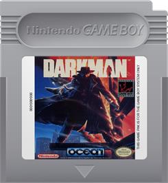 Cartridge artwork for Darkman on the Nintendo Game Boy.