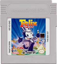 Cartridge artwork for Felix the Cat on the Nintendo Game Boy.