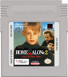 Cartridge artwork for Home Alone 2: Lost in New York on the Nintendo Game Boy.