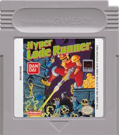 Cartridge artwork for Hyper Lode Runner on the Nintendo Game Boy.