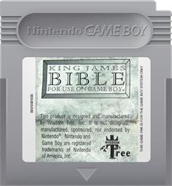 Cartridge artwork for King James Bible For Use On Game Boy on the Nintendo Game Boy.