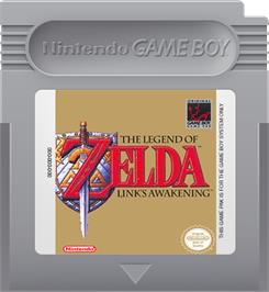 Cartridge artwork for Legend of Zelda: Link's Awakening on the Nintendo Game Boy.