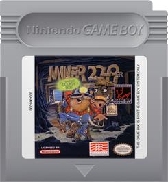 Cartridge artwork for Miner 2049er on the Nintendo Game Boy.