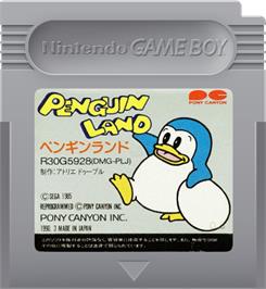 Cartridge artwork for Penguin Land on the Nintendo Game Boy.