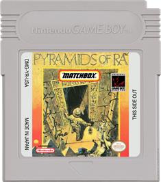 Cartridge artwork for Pyramids of Ra on the Nintendo Game Boy.