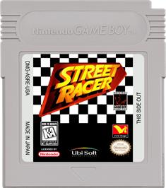 Cartridge artwork for Street Racer on the Nintendo Game Boy.