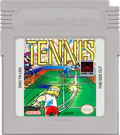Cartridge artwork for Tennis on the Nintendo Game Boy.