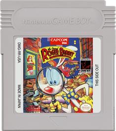 Cartridge artwork for Who Framed Roger Rabbit on the Nintendo Game Boy.