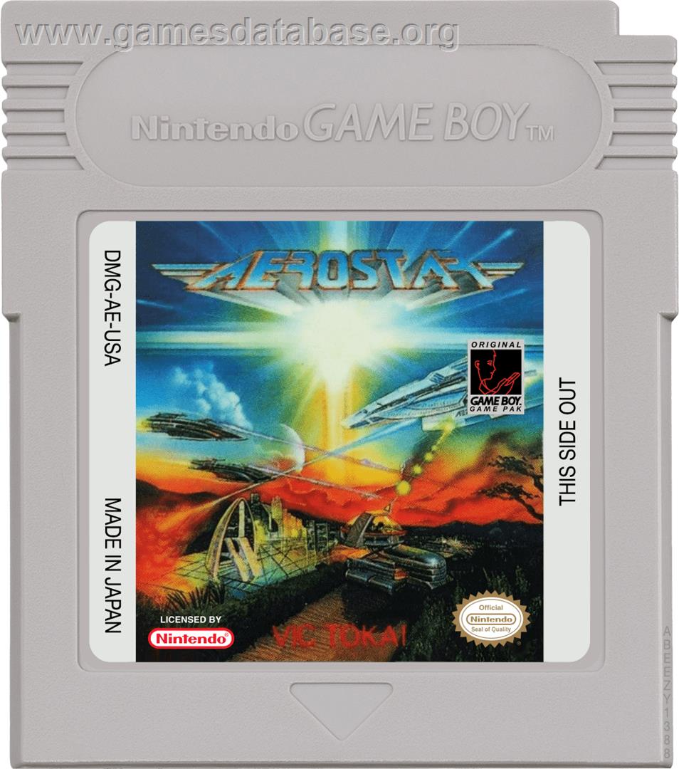 Aerostar - Nintendo Game Boy - Artwork - Cartridge