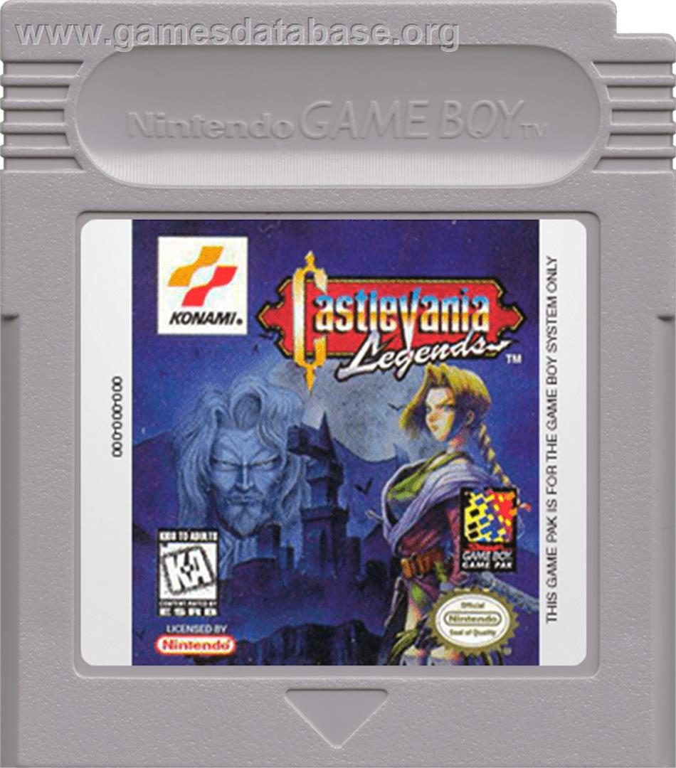 Castlevania: Legends - Nintendo Game Boy - Artwork - Cartridge