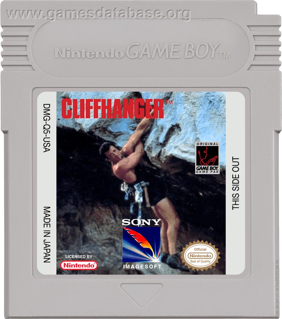 Cliffhanger - Nintendo Game Boy - Artwork - Cartridge