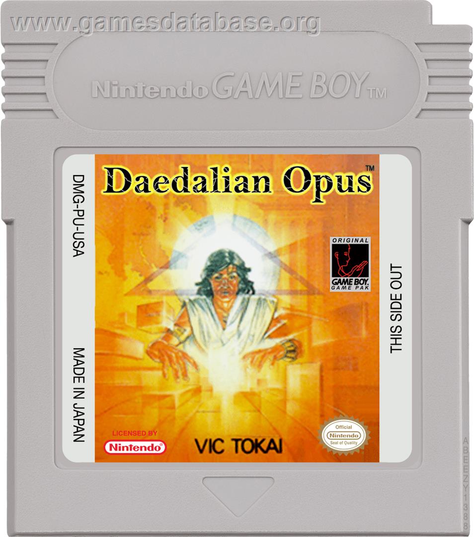 Daedalian Opus - Nintendo Game Boy - Artwork - Cartridge