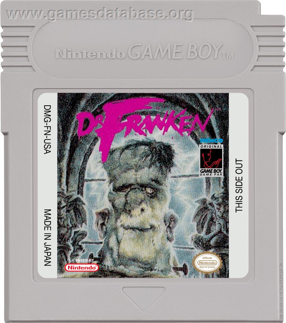 Dr. Franken - Nintendo Game Boy - Artwork - Cartridge
