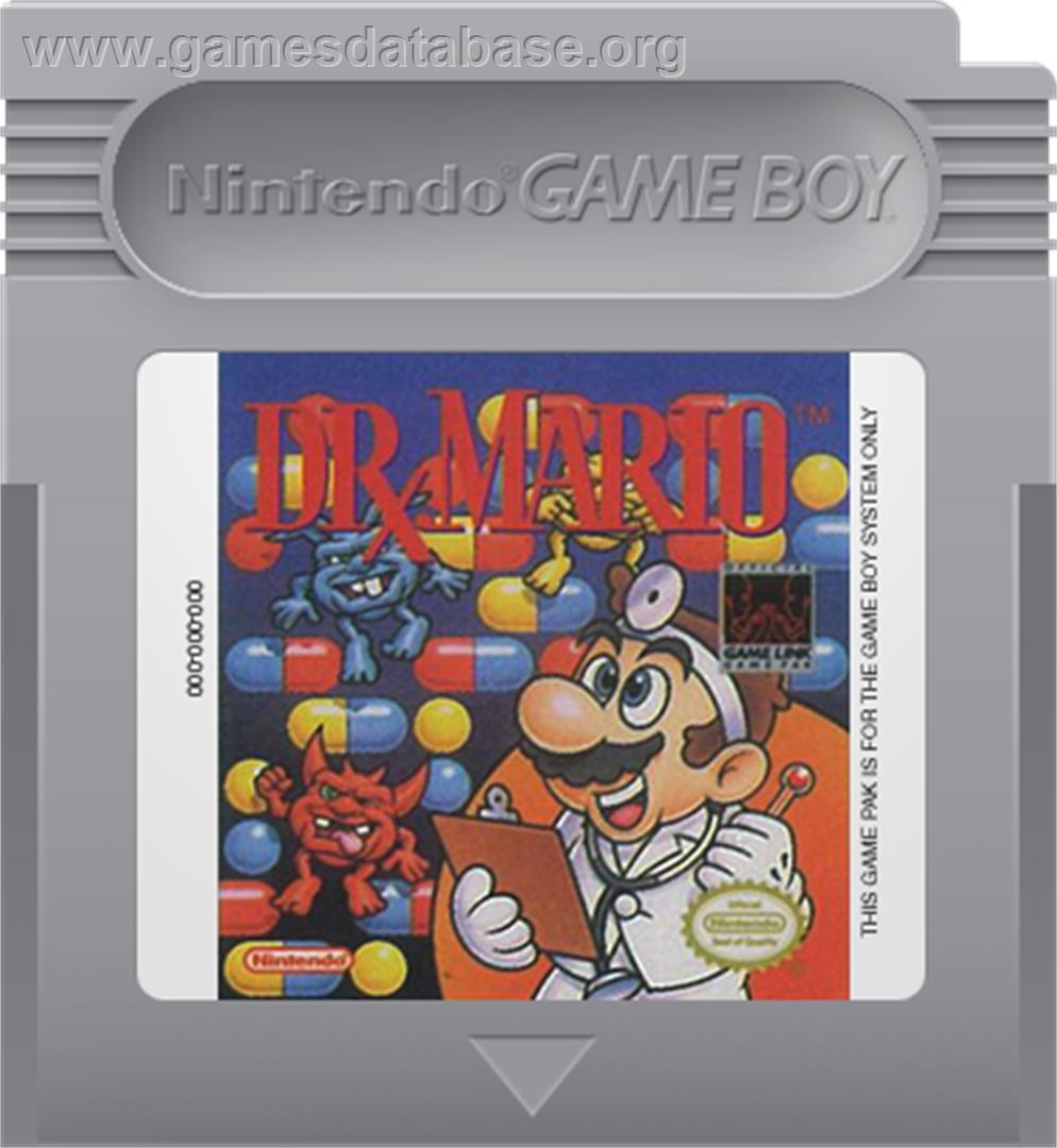 Dr. Mario - Nintendo Game Boy - Artwork - Cartridge