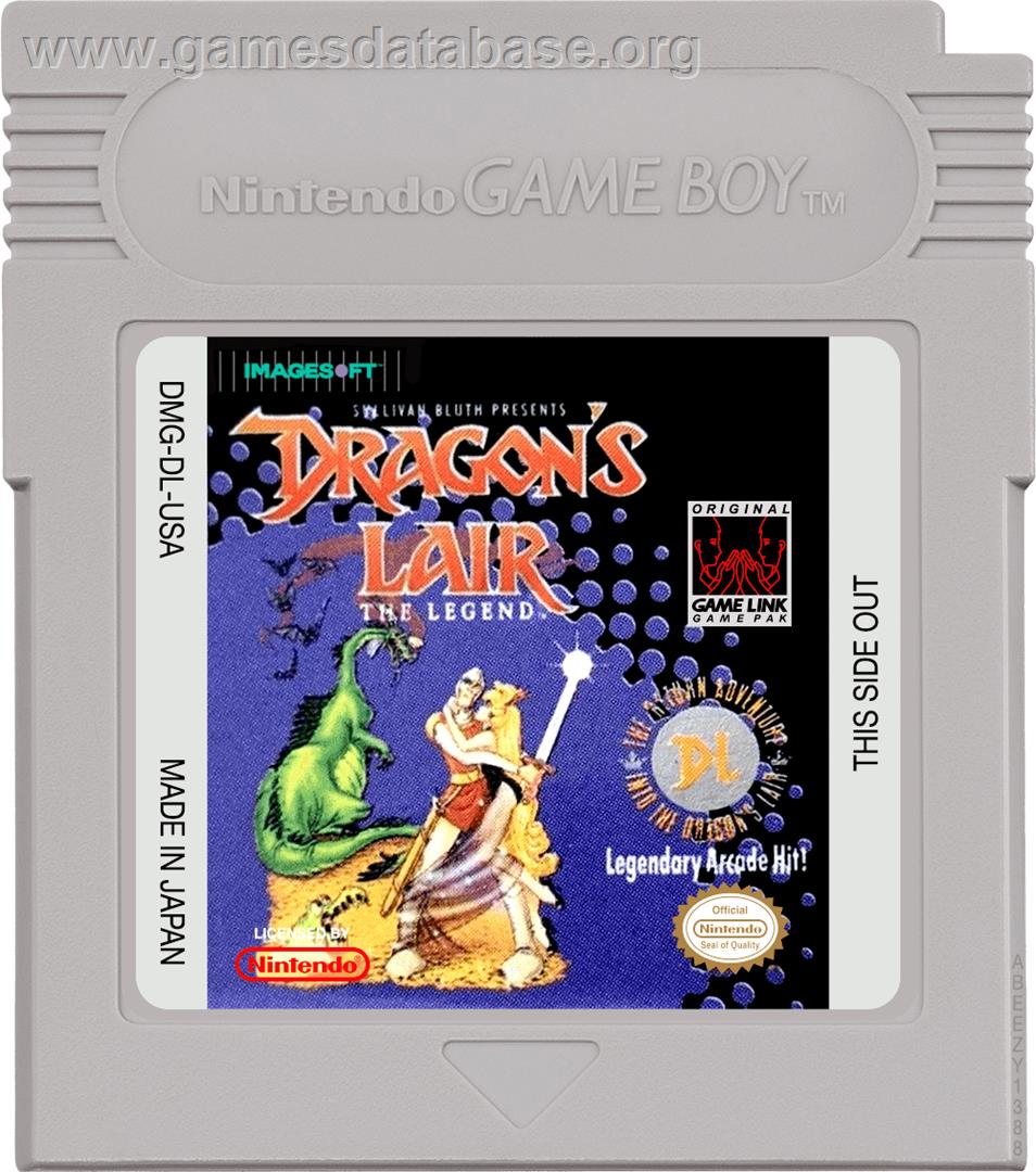 Dragon's Lair - The Legend - Nintendo Game Boy - Artwork - Cartridge