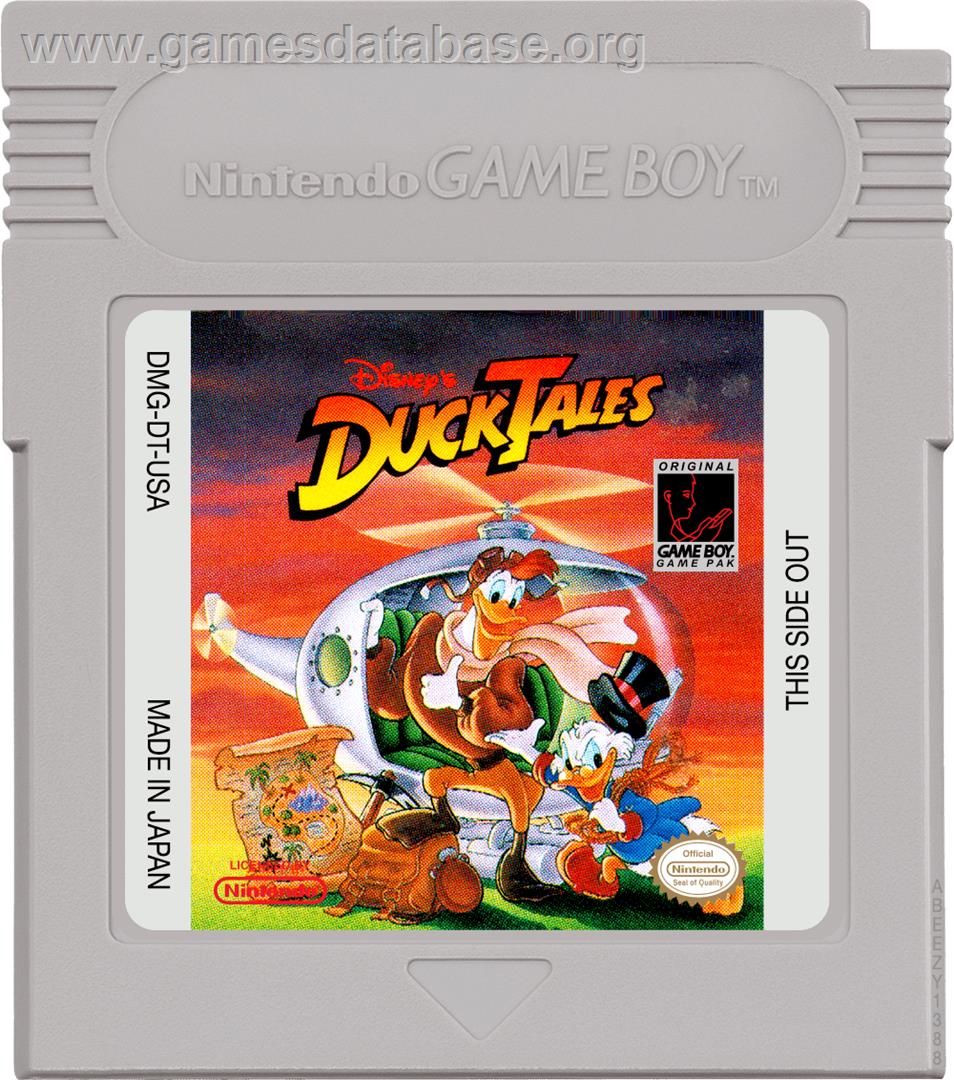Duck Tales - Nintendo Game Boy - Artwork - Cartridge