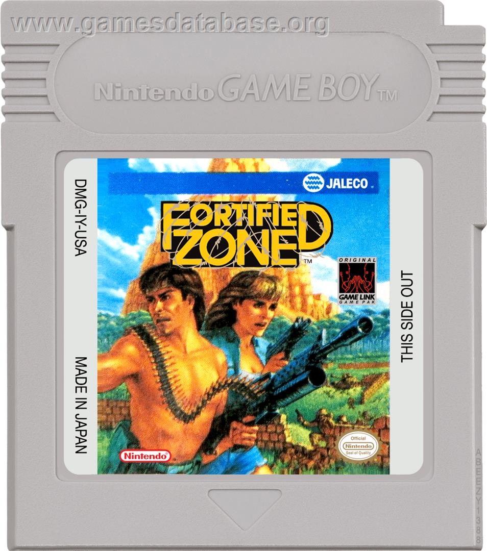 Fortified Zone - Nintendo Game Boy - Artwork - Cartridge