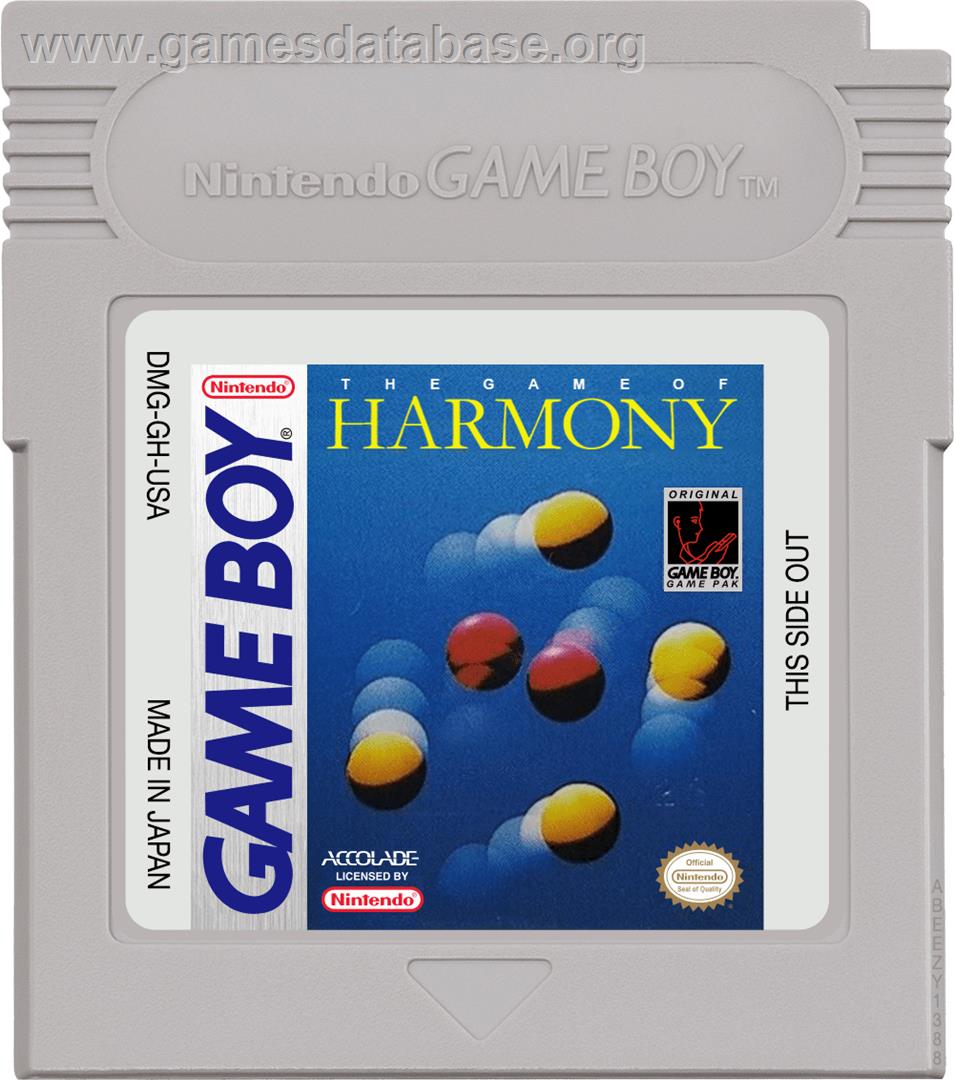 Game of Harmony - Nintendo Game Boy - Artwork - Cartridge